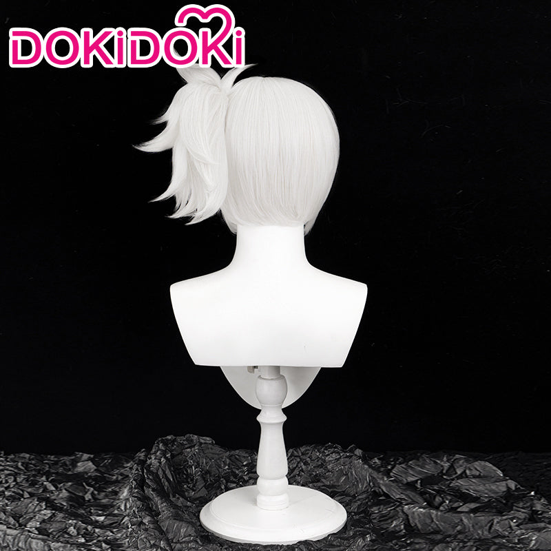 【White Ver Ready For Ship】DokiDoki Game Zenless Zone Zero Cosplay Soldier 11 Cosplay Wig Short Silver