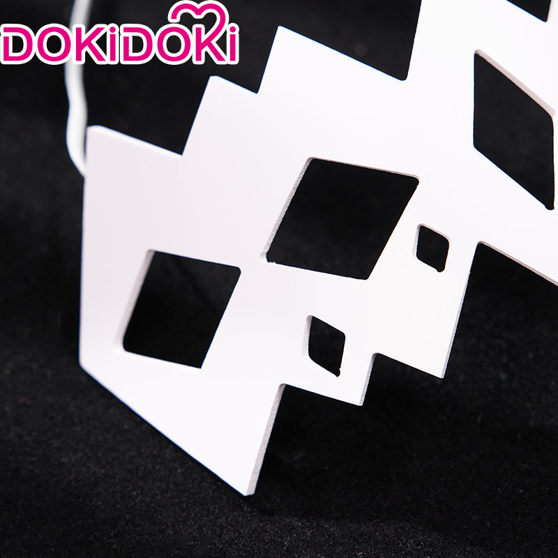 【In Stock】DokiDoki Game Genshin Impact Cosplay Fatui Harbinger Damselette Columbina Mask