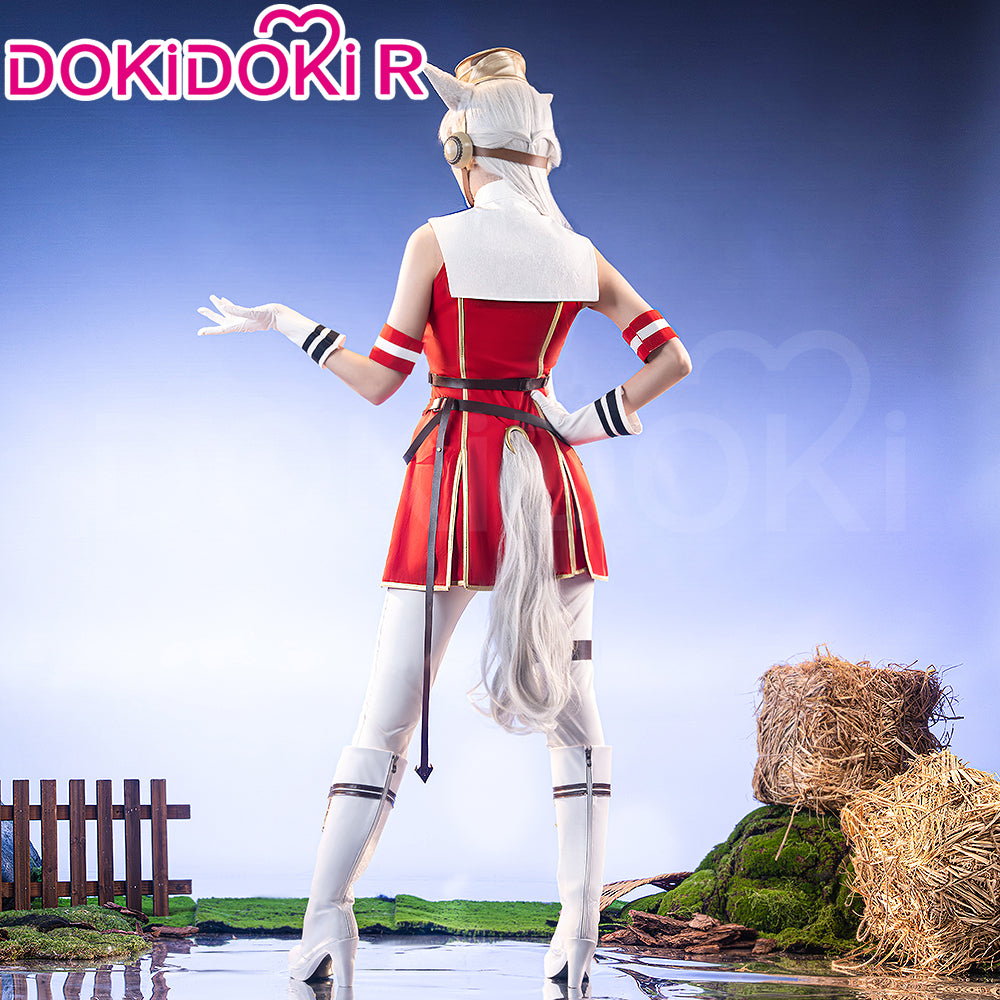 【Partially Ready For Ship】【Size XS-4XL】DokiDoki-R Anime Game Cosplay Costume Red