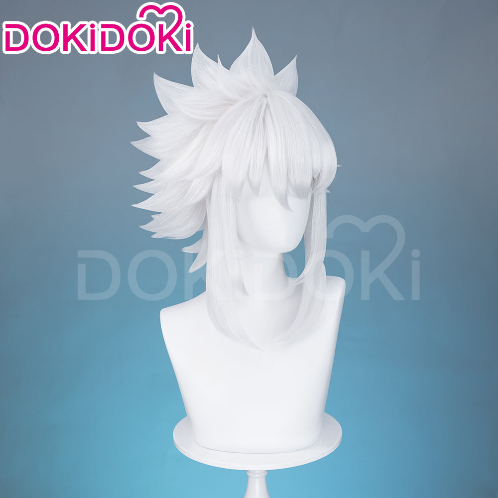 【Ready For Ship】DokiDoki Game Zenless Zone Zero Cosplay Soukaku Wig Short Straight White Hair