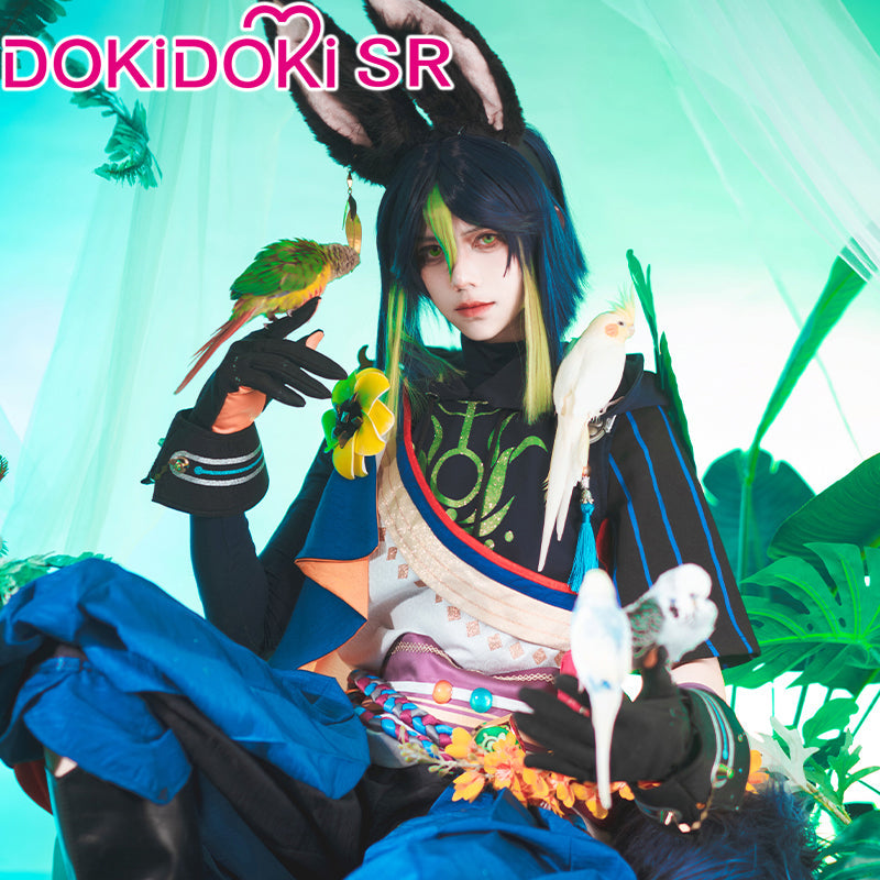 DokiDoki-SR Game Genshin Impact Cosplay Tighnari Costume Dendro Sumeru / Shoes