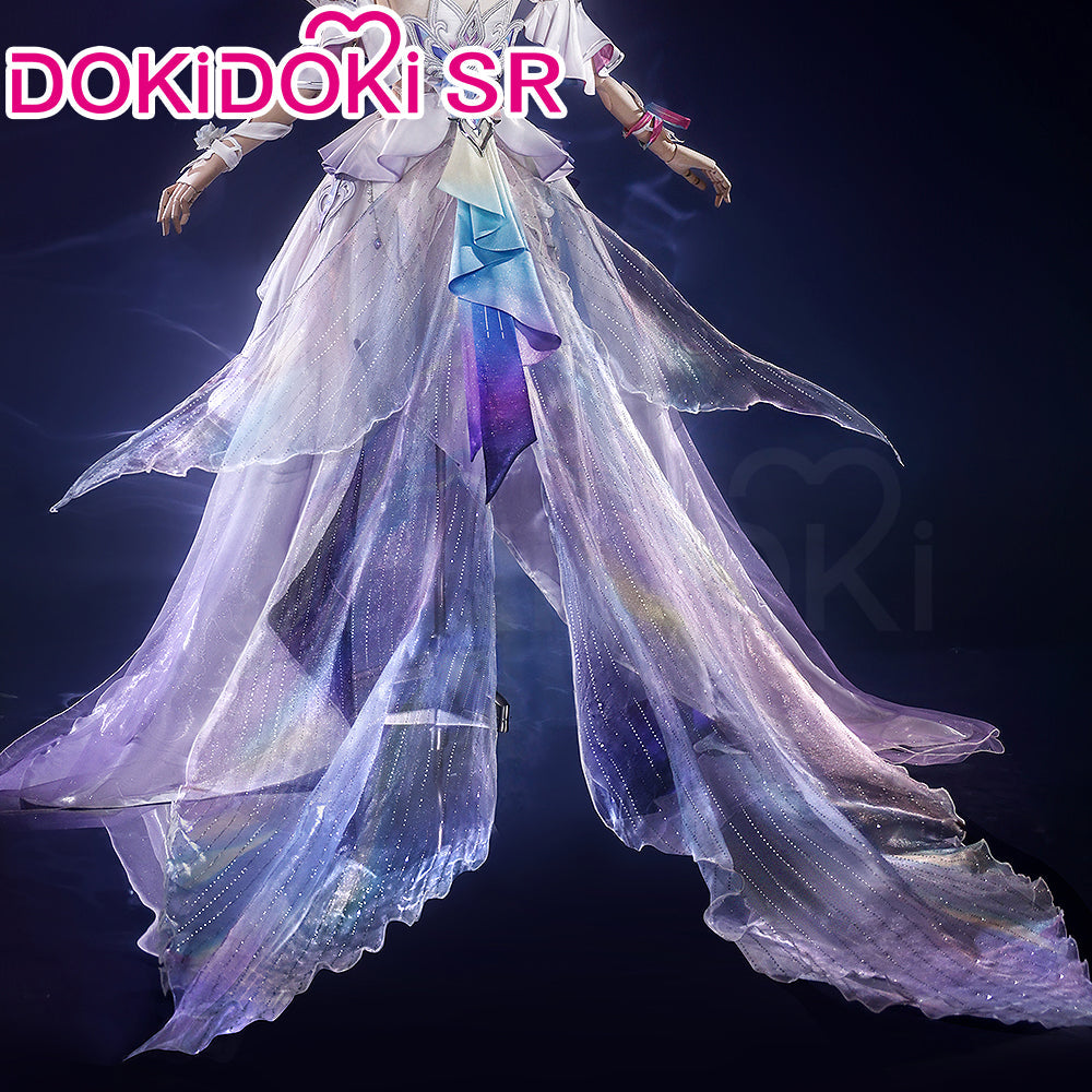 【US/EU  Local Shipping】【Size S-2XL】DokiDoki-SR Game Honkai: Star Rail Cosplay Cyrene Diamond Sheen / Laser Sheen Costume Adult Cyrene