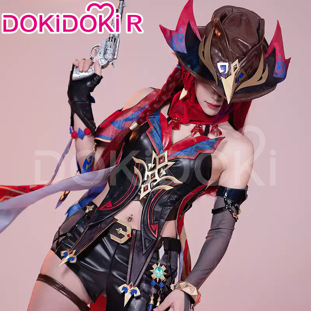 【Size XS-2XL】DokiDoki-R Game Genshin Impact Cosplay Chasca Costume Natlan
