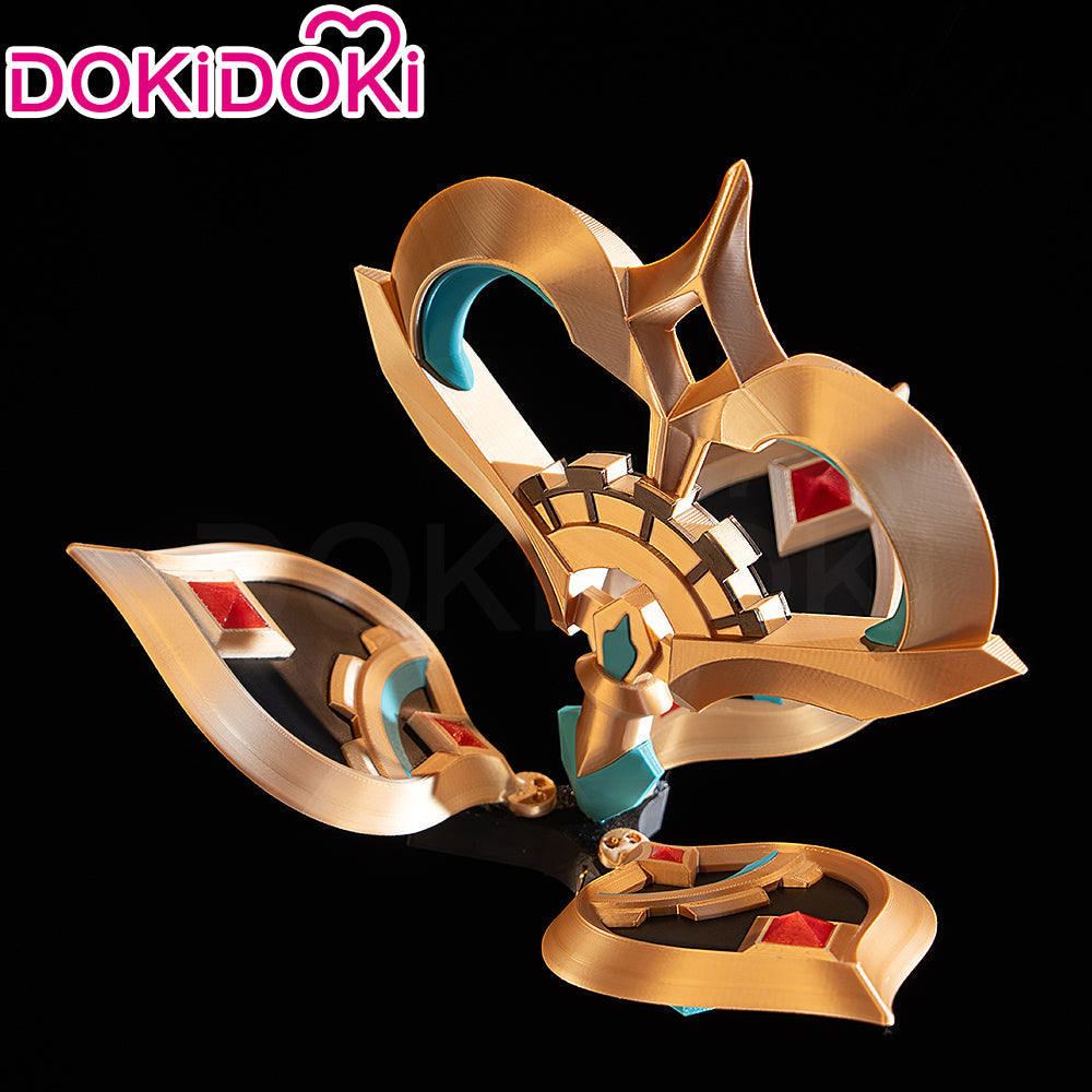 【Ready For Ship】DokiDoki Game Genshin Impact Cosplay Marionette Costume Sandrone Wind-up Key Accessory Prop
