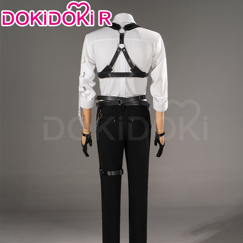 【Partially Ready For Ship】【Size XS-2XL】DokiDoki-R Game Love and Deepspace Cosplay Rafayel / Xavier / Zayne / Sylus / Caleb Total Lockdown Shirt Suit Belt Set Precise Control