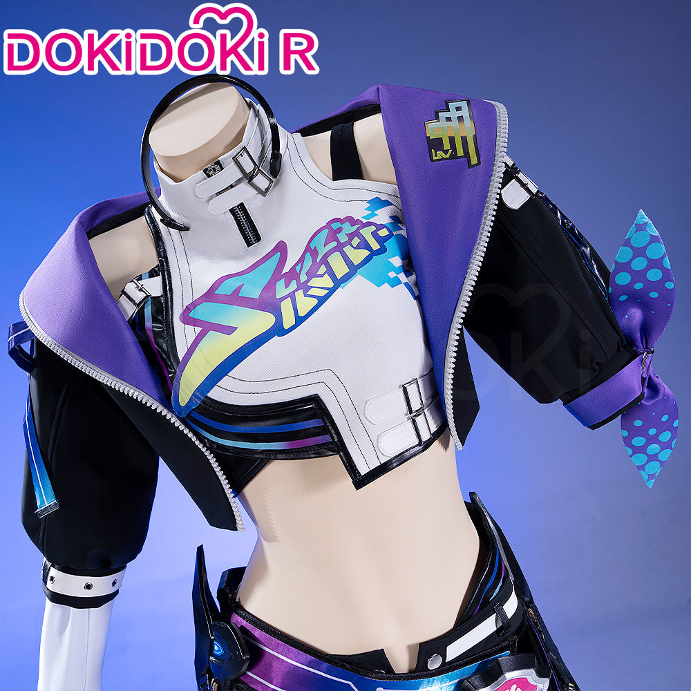 【In Stock】【Size XS-3XL】DokiDoki-R Game Honkai: Star Rail Cosplay Silver Wolf Costume LV.999 SP Planarcadia