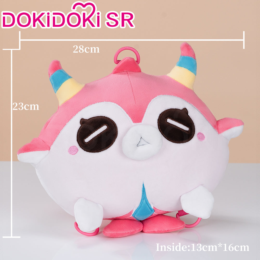 【Ready For Ship】【Last Batch】DokiDoki-SR Game Genshin Impact Cosplay Mualani Pink Pufferfish Bag Doll Plushies Backpack/  Papa Circle Plastic Wristband