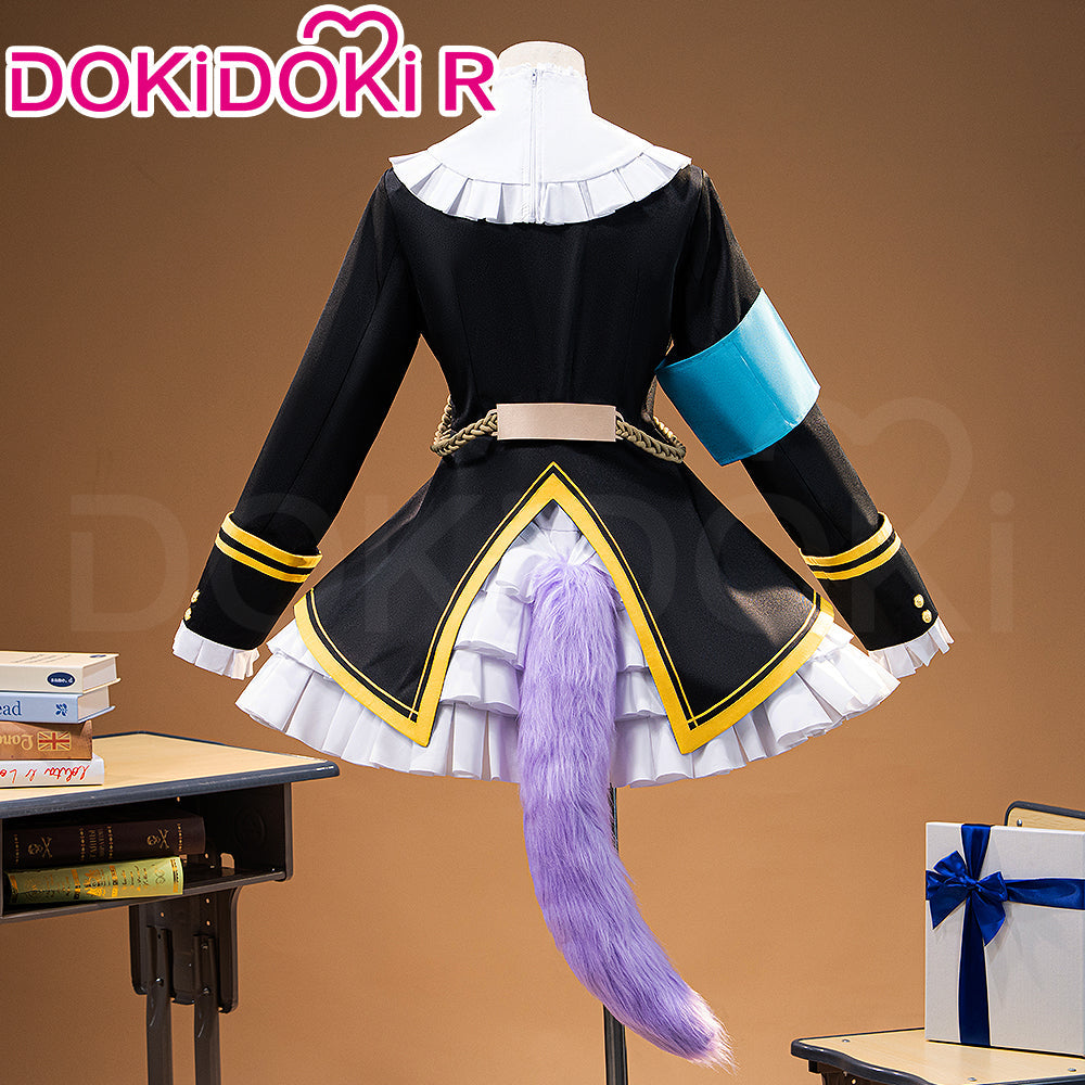 【In Stock】DokiDoki-R Game Cosplay The Final Battle Uniform In Black White