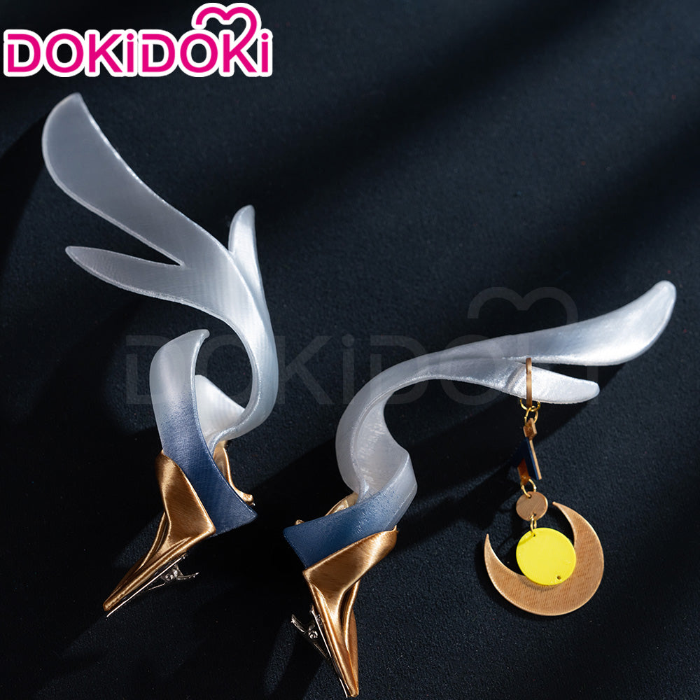 【Ready For Ship】DokiDoki Game Genshin Impact Cosplay Lauma Wig / Eyelashes / Headpiece Song of the Welkin Moon