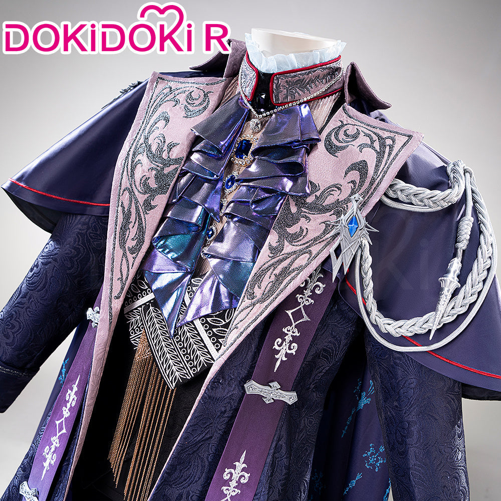 【Size XS-2XL】DokiDoki-R Game Love And Deepspace Cosplay Sylus Crimson Departure Costume Dark Version Crimson Rapture Crimson Feast Silverwing Fiend