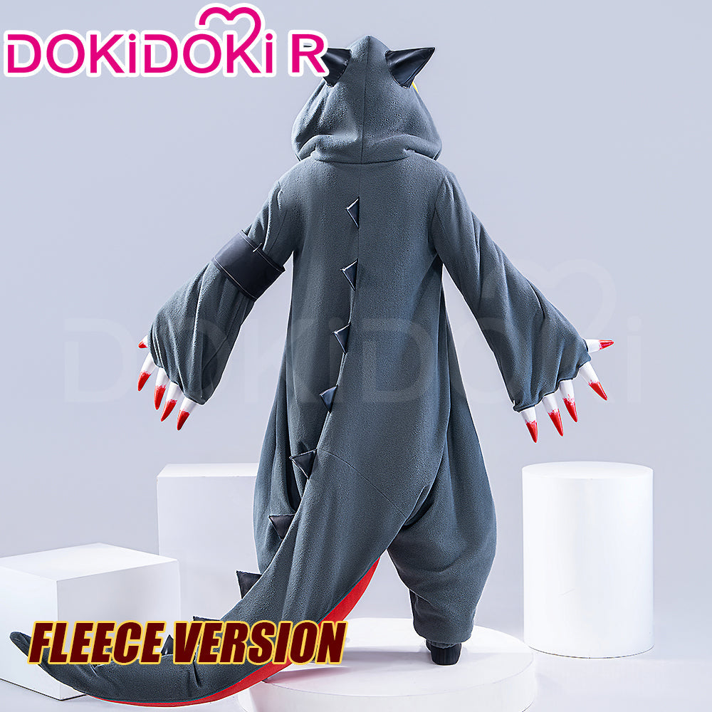 【Partially Ready For Ship】【Size S-3XL】DokiDoki-R Anime GACHIAKUTA Cosplay Guita Costume Cute Pajamas With Shoes Fleece / Trench Coat Fabric Version Halloween