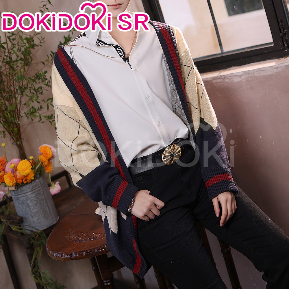 【Ready For Ship】DokiDoki-SR Game Love and Deepspace Cosplay Rafayel Costume Sweater Asymmetrical Romance Casual Wear