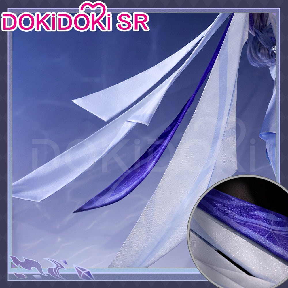 【EU Local Shipping】【Size S-2XL】DokiDoki-SR Game Genshin Impact Cosplay White Skirk Costume