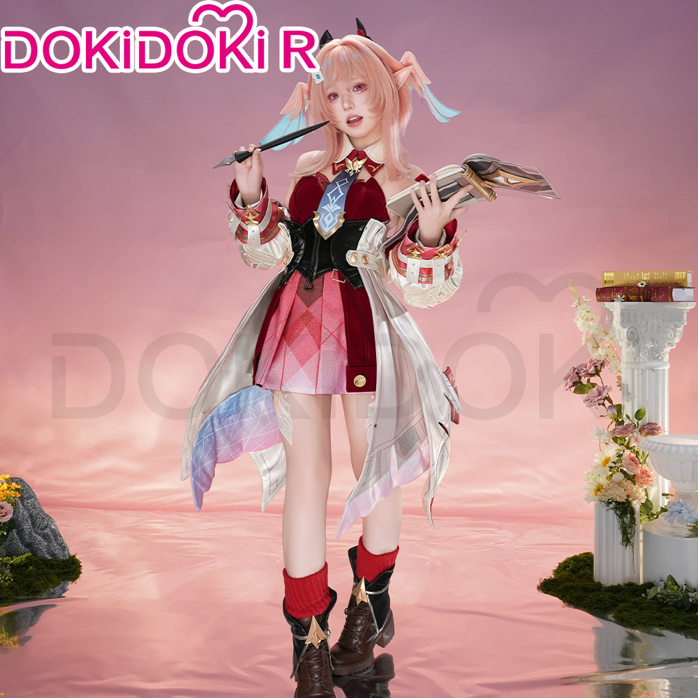 DokiDoki-R Game Genshin Impact Cosplay Linnea Costume / Bag