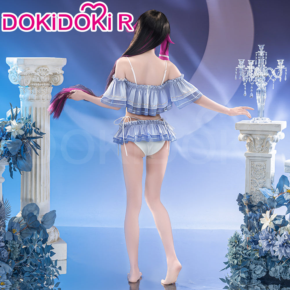 【Size S-3XL】DokiDoki-R Game Genshin Impact Cosplay Columbina Costume Swimsuit Nod Krai
