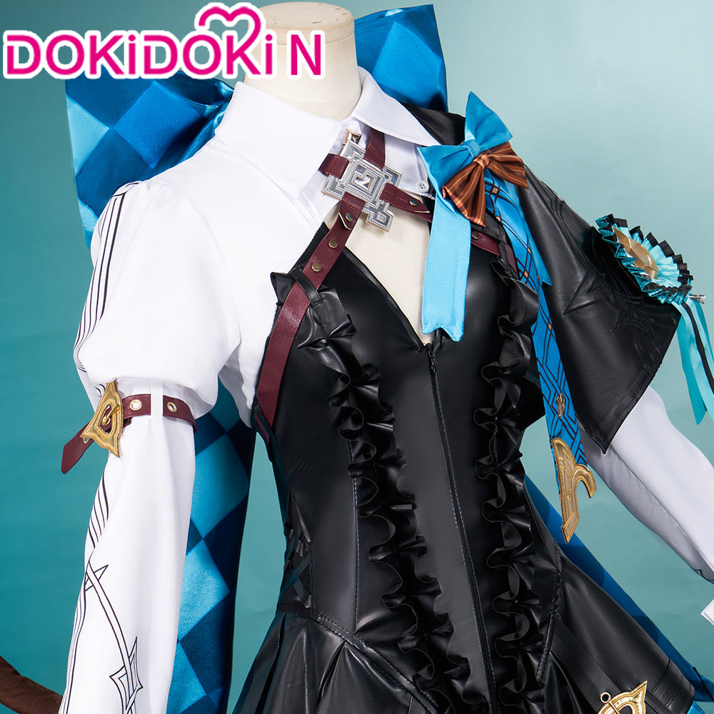 【In Stock】【Size XS-3XL】DokiDoki-N Game Genshin Impact Cosplay Fontaine Lynette Costume Magician Women