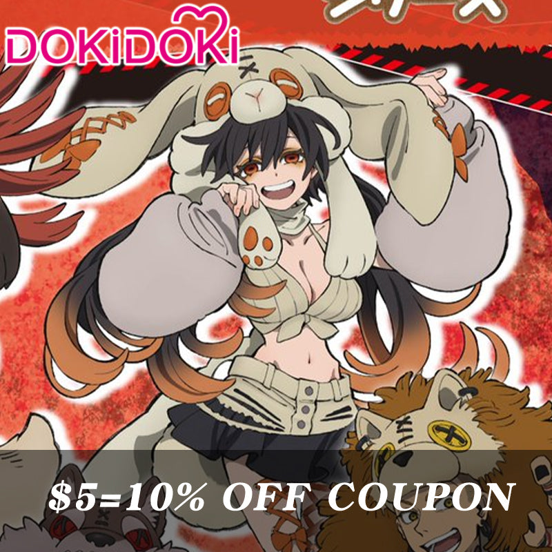 【POLL】$5 Deposit =10% OFF Coupon DokiDoki Anime GACHIAKUTA Cosplay Amo Empool Costume Stuﬀed Series