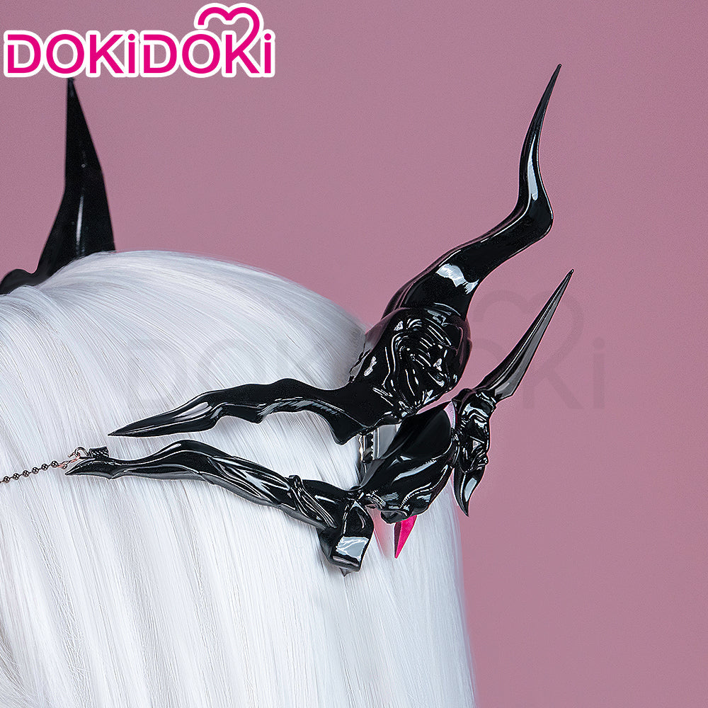 【Partially In Stock】DokiDoki Game Love And Deepspace Cosplay Protagonist Main Character / Sylus Prop Horns Abyssal Shadow Headwear Abysm Sovereign Companion Headwear