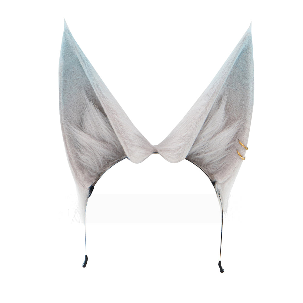 【Ready For Ship】DokiDoki Game Honkai: Star Rail Cosplay Feixiao Wig Long Straight Grey Blue Hair / Tattoo Sticker Fei Xiao
