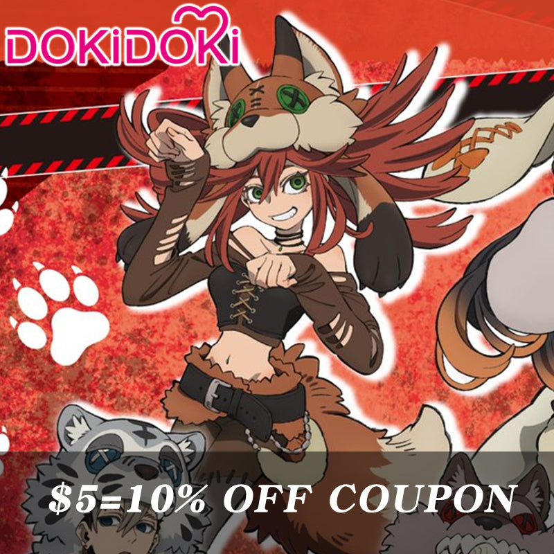 【POLL】$5 Deposit =10% OFF Coupon DokiDoki Anime GACHIAKUTA Cosplay Riyo Costume Stuﬀed Series
