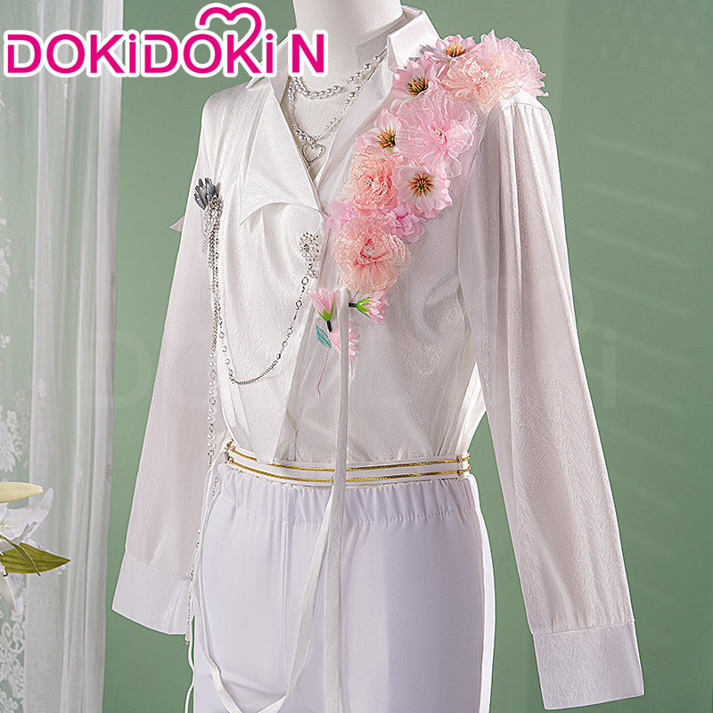【In Stock】【Size M-3XL】 DokiDoki-N Game Love And Deepspace Cosplay Sylus / Xavier / Zayne / Rafayel  / Caleb Costume Spring and Flowers Tops Only