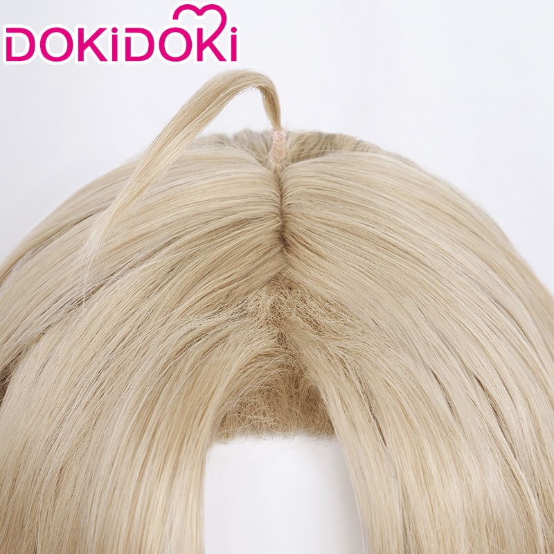 【Ready For Ship】DokiDoki Game Honkai: Star Rail Cosplay Yanqing Cosplay Wig Long Silver/ Ear Clip Yan Qing