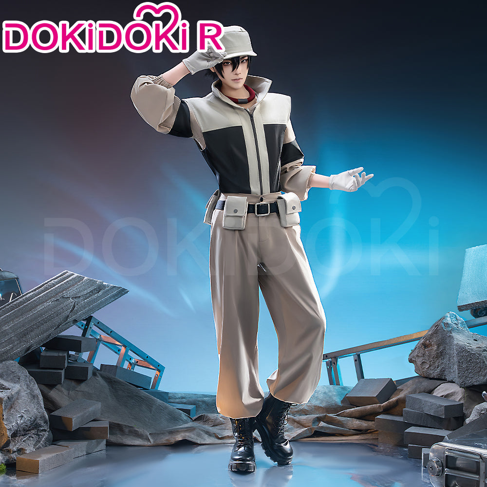 【Partially Ready For Ship】【Size S-2XL】DokiDoki-R Anime GACHIAKUTA Cosplay Gris Rubion / Follo Tunito / Tomme Mima Supporters Costume Halloween