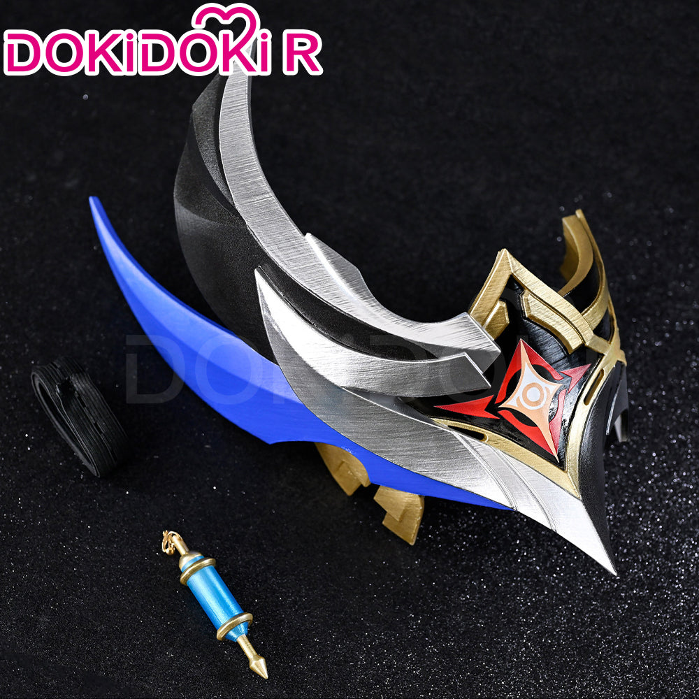Game Genshin Impact Cosplay Il Dottore R Costume Size S-2XL DokiDoki BOSS Version Heretic of the False Moon