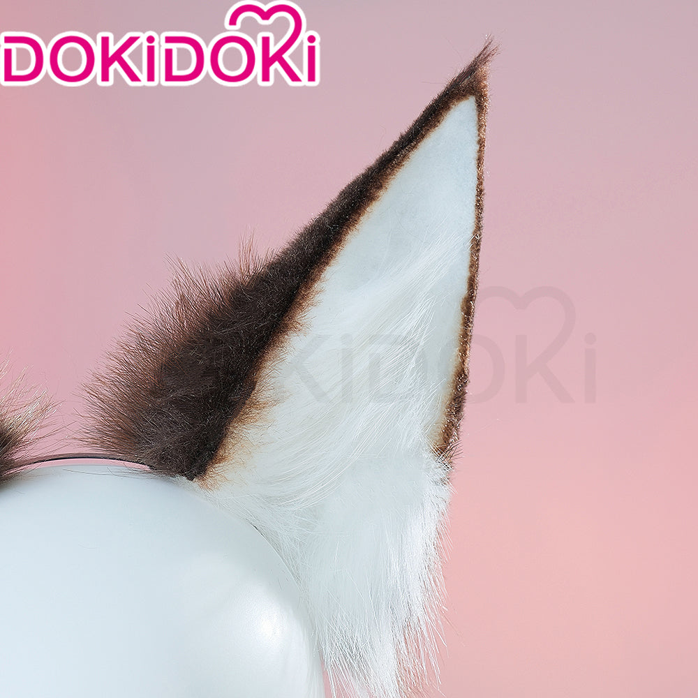 【Partially Ready For Ship】DokiDoki Game Honkai: Star Rail Cosplay Wig Tingyun / Ting Yun Fugue / Wig / Ear Brown