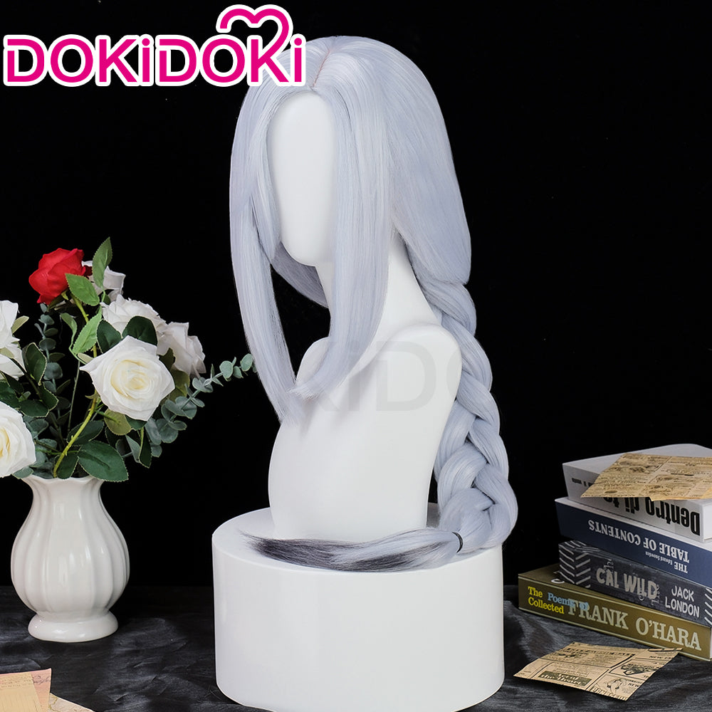 【Ready For Ship】DokiDoki Game Genshin Impact Cosplay Shenhe Cosplay Shen He Wig Long Dyeing Gradient