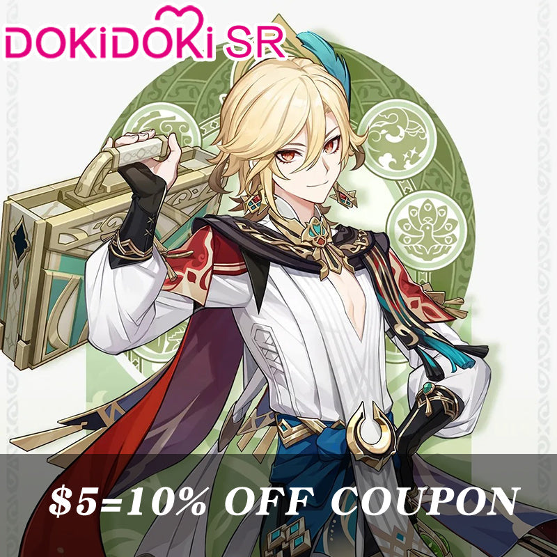 【POLL】$5 Deposit =10% OFF Coupon DokiDoki-SR Game Genshin Impact Cosplay Kaveh Costume
