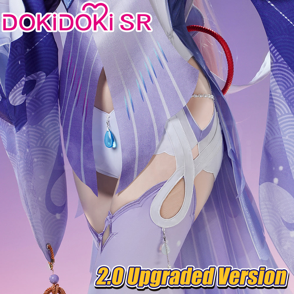 【Partially Ready For Ship】DokiDoki-SR Game Genshin Impact Sangonomiya Kokomi  Cosplay Costume Women