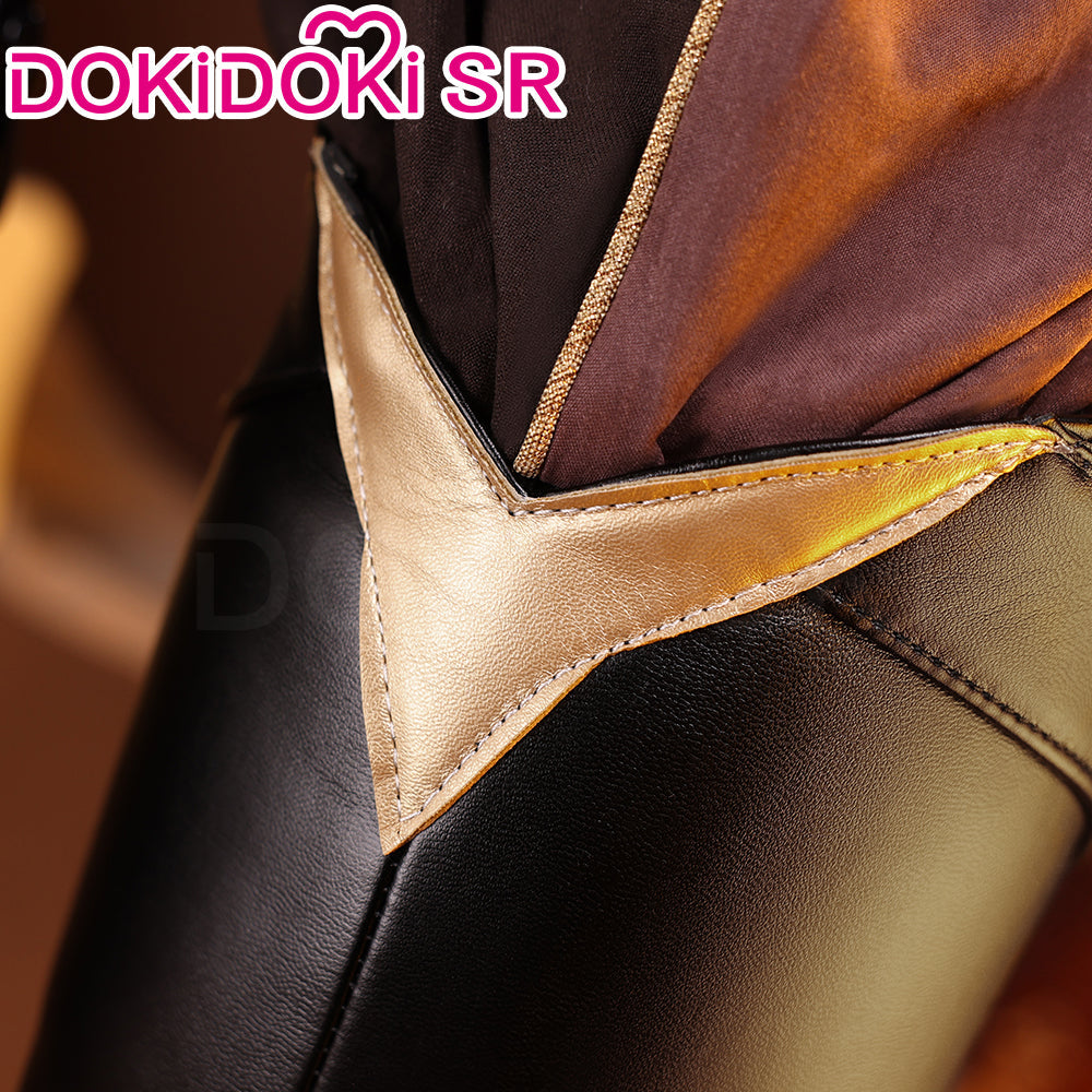 【Ready For Ship】DokiDoki-SSR Game Genshin Impact Cosplay Male Traveler Sora Costume Kong Aether Costume / Shoes