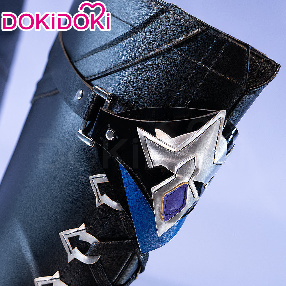 DokiDoki Game Genshin Impact Cosplay Flins Shoes Cover Only Kyryll Chudomirovich Flins Song of the Welkin Moon Nod Krai
