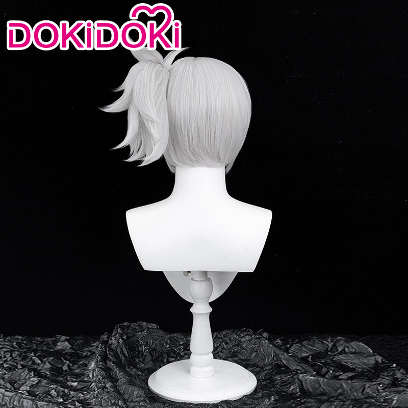 【White Ver Ready For Ship】DokiDoki Game Zenless Zone Zero Cosplay Soldier 11 Cosplay Wig Short Silver