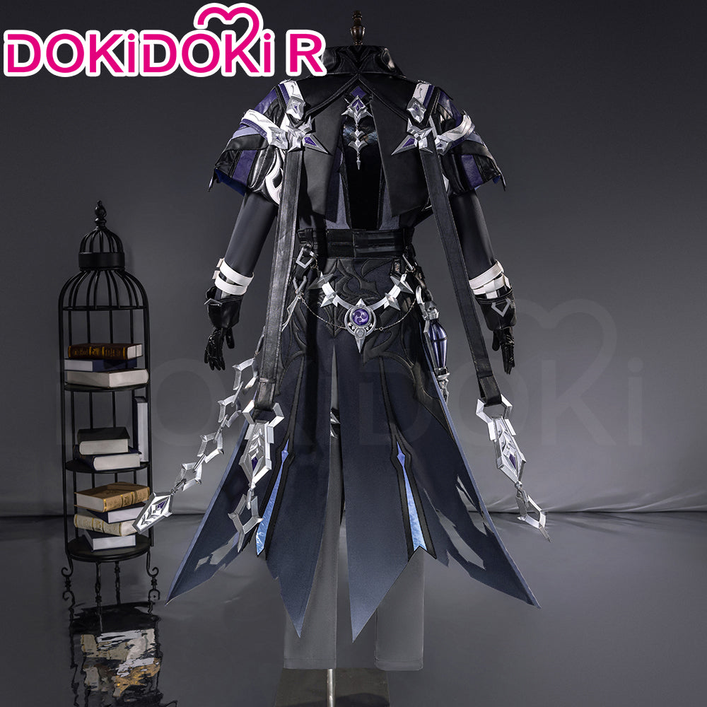 【 Ready For Ship】【Size S-2XL】DokiDoki-R Game Genshin Impact Cosplay Flins Costume Song of the Welkin Moon Kyryll Chudomirovich Flins Nod Krai