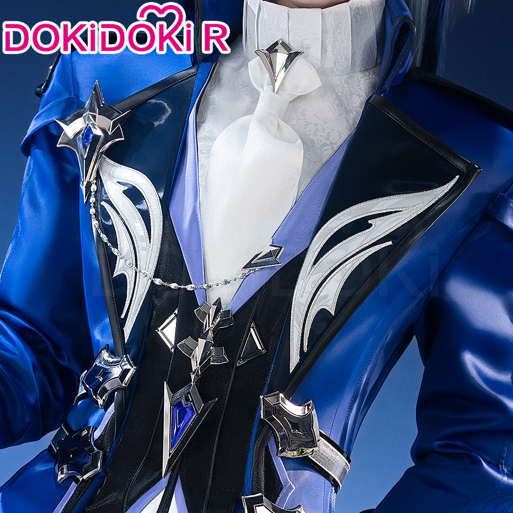 【Partial Ready For Ship】【Glowing】【Size S-3XL】DokiDoki-R Game Genshin Impact x FES Cosplay Flins Costume Song of the Welkin Moon Kyryll Chudomirovich Flins Nod Krai