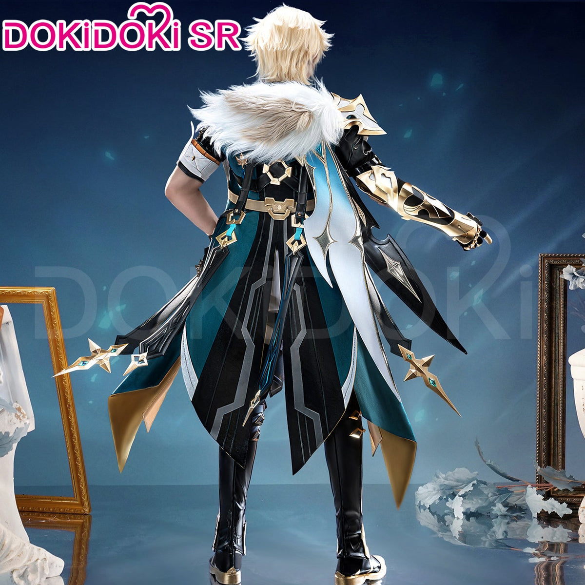 【Size S-3XL】DokiDoki-SR Game Genshin Impact Cosplay Varka Costume Song of the Welkin Moon Nod Krai