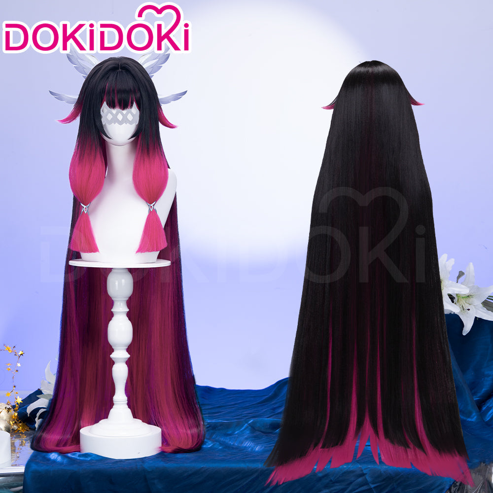 【Partially Ready For Ship】【120CM / 110CM】DokiDoki Game Genshin Impact Fatui Harbinger Cosplay Wig Cosplay Columbina Wig Long Straight