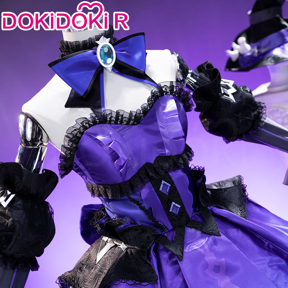 DokiDoki-R Game Genshin Impact Cosplay Miliastra Wonderland Luna II Legendary Set Skin Halloween Costume