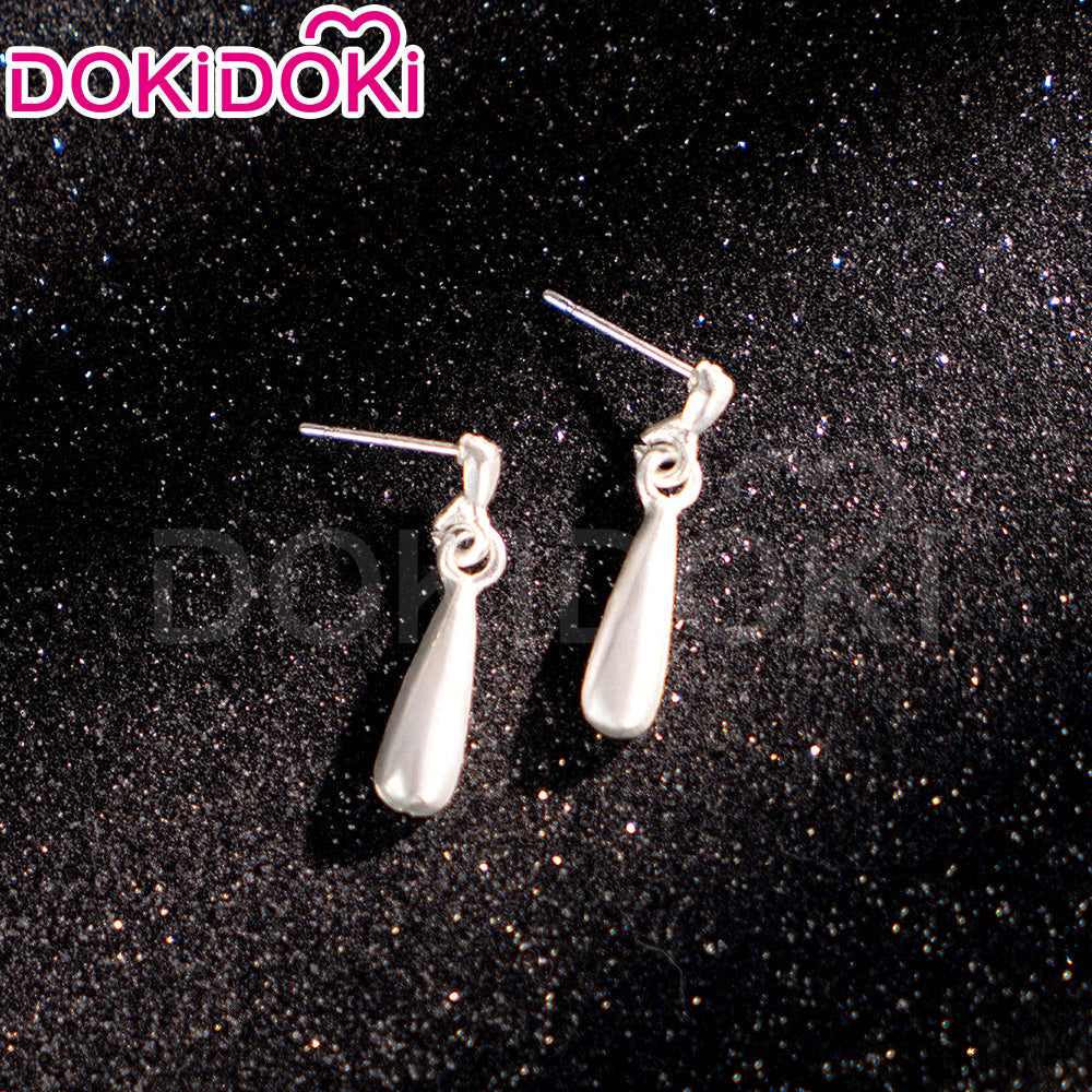【Partially Ready For Ship】DokiDoki Game Love And Deepspace Cosplay Main Character Wig / Earrings /Ear Clips  Long Straight Pink/ Dark Green/ Black Hair Protagonist  MC