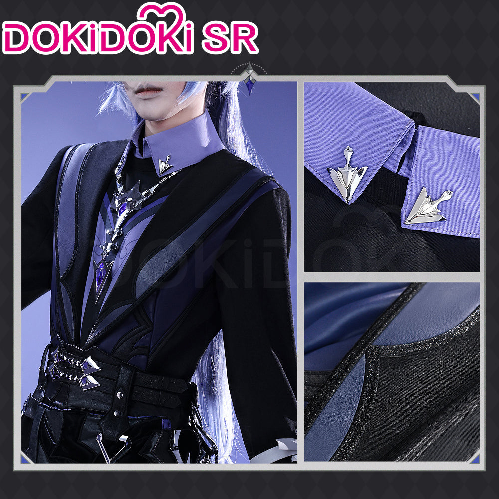 【Ready For Ship】【Size S-3XL】DokiDoki-SR Game Genshin Impact Cosplay Flins Costume / Light Prop Song of the Welkin Moon Kyryll Chudomirovich Flins Nod-Krai Halloween