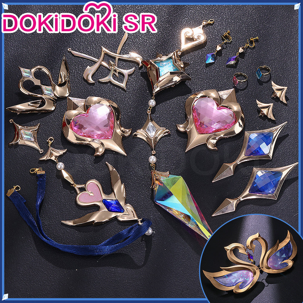 【Confirmed】$5 Deposit =10% OFF Coupon DokiDoki-SR Game Genshin Impact Cosplay Odette Costume Snezhnaya
