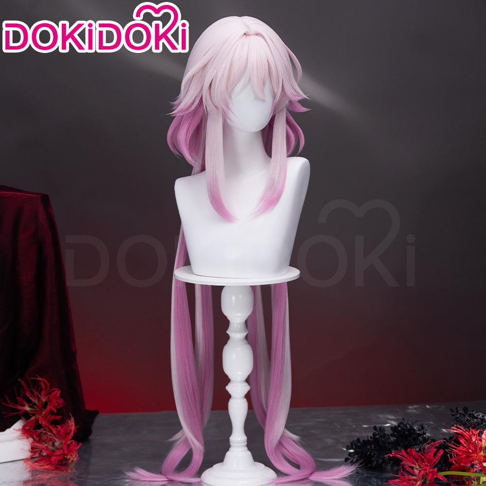 【US/EU Local Shipping】DokiDoki Game Honkai: Star Rail Cosplay Evernight Wig Long Pink March 7th SP