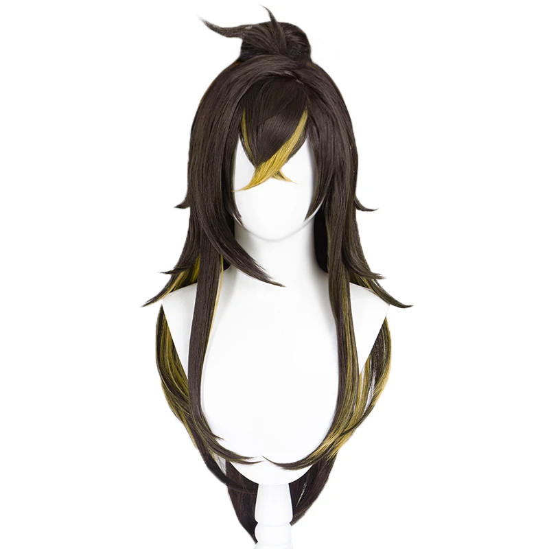 【Ready For Ship】DokiDoki Game Genshin Impact Cosplay Dehya Cosplay Wig / Ear Clip / Ear Sumeru Long Brown