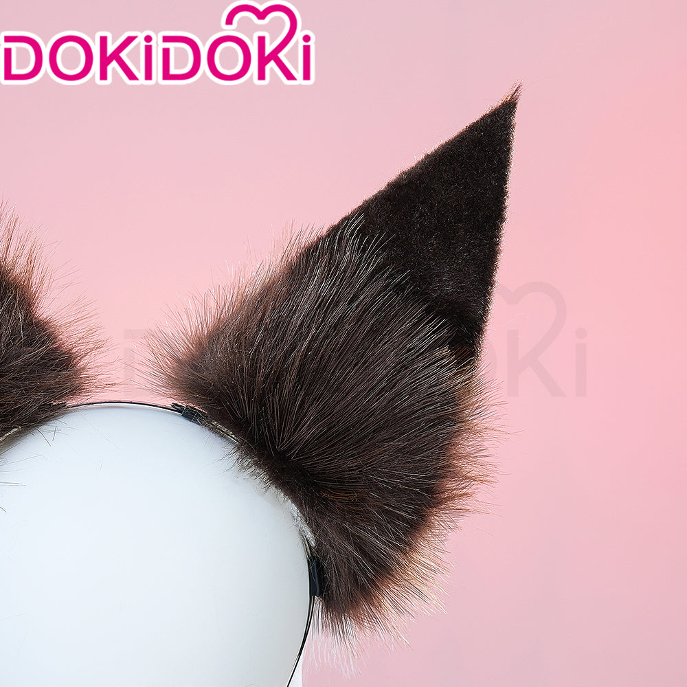 【Partially Ready For Ship】DokiDoki Game Honkai: Star Rail Cosplay Wig Tingyun / Ting Yun Fugue / Wig / Ear Brown