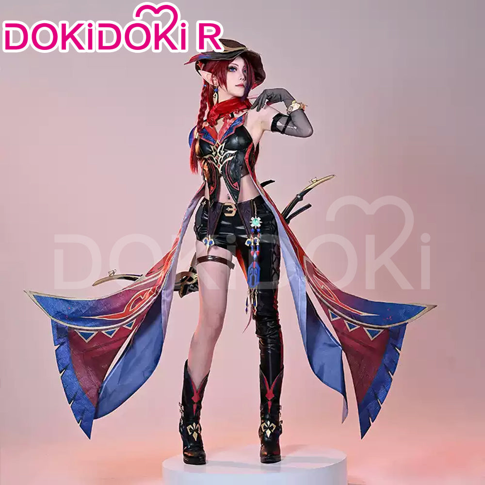 【Size XS-2XL】DokiDoki-R Game Genshin Impact Cosplay Chasca Costume Natlan