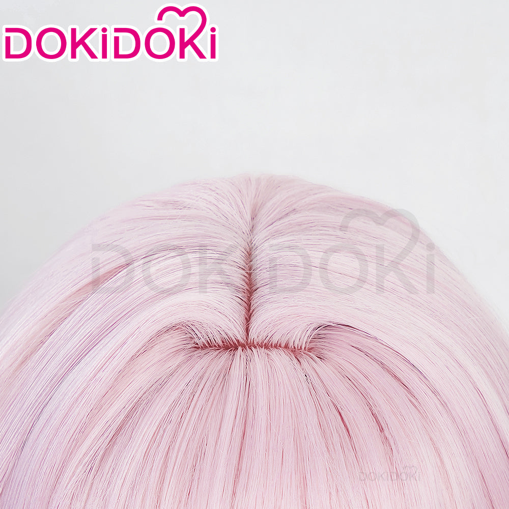 【Partially Ready For Ship】DokiDoki Game Honkai: Star Rail Cosplay March 7th  Wig / Earclip Short Pink Nascent Spring
