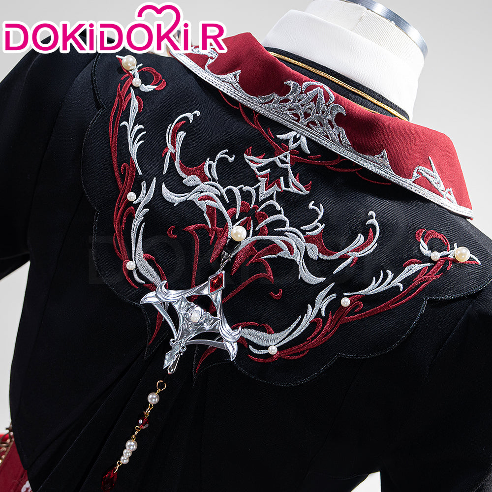 【Partially In Stock】【Size S-2XL】DokiDoki-R Game Love And Deepspace Cosplay Protagonist MC Silverwing Fiend Costume Crimson Feast Sylus