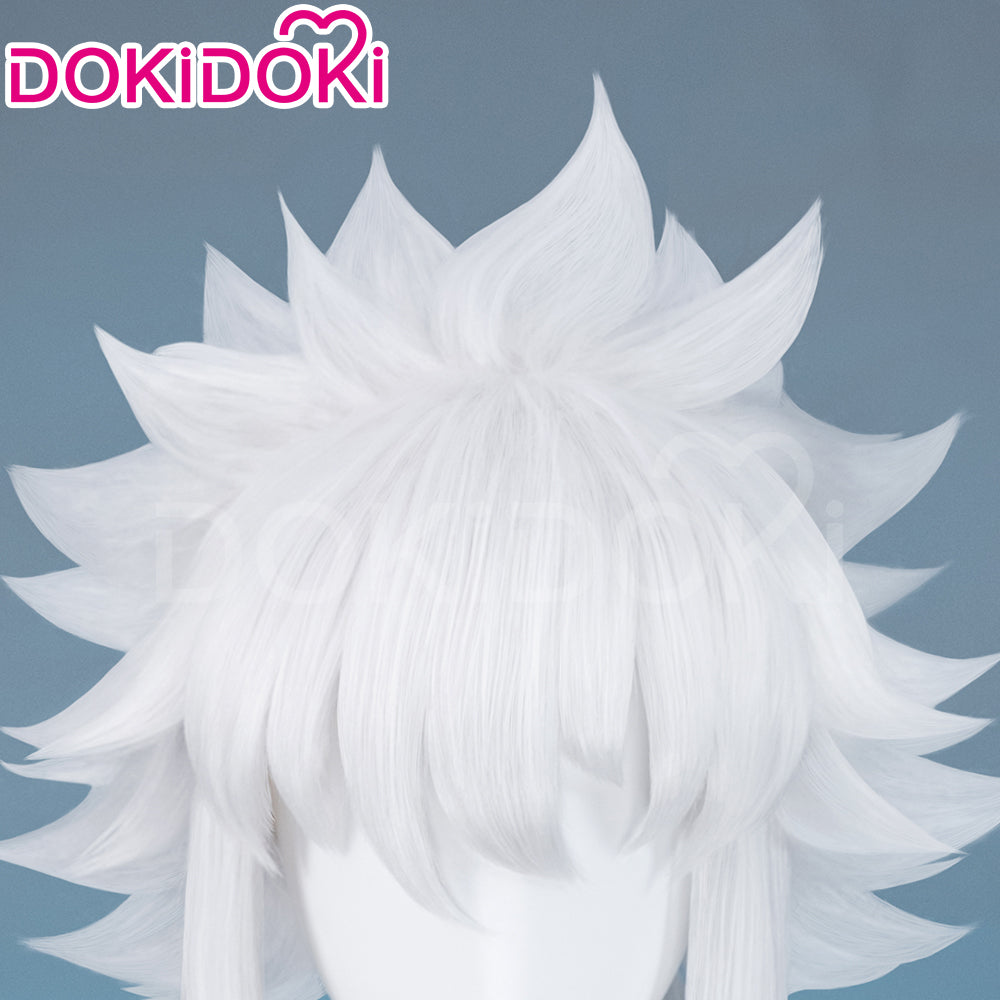 【Ready For Ship】DokiDoki Game Zenless Zone Zero Cosplay Soukaku Wig Short Straight White Hair